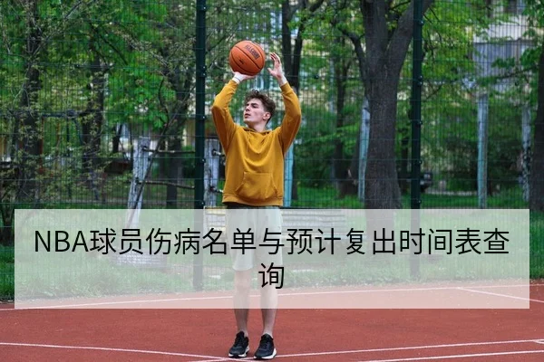 NBA球员伤病名单与预计复出时间表查询